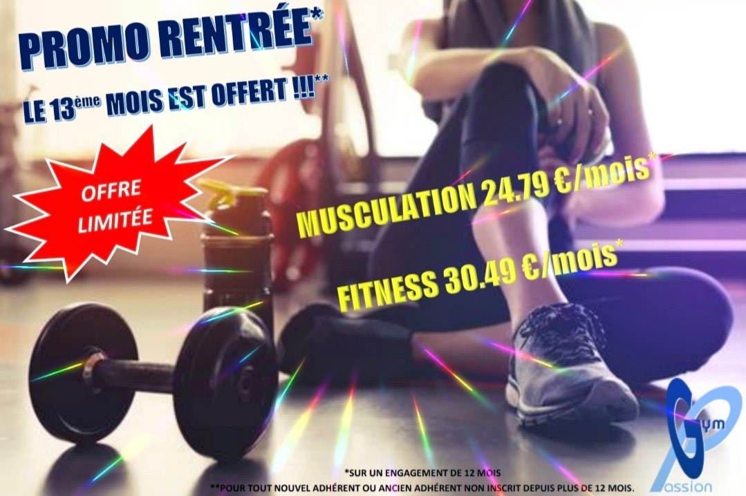 OFFRE RENTREE 2021 GYM PASSION